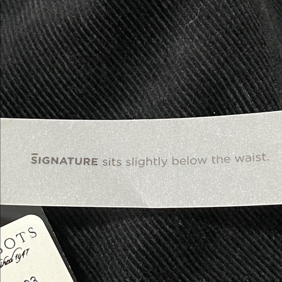 NWT Talbots Black Size 6 Corduroy Pants - Picture 5 of 13